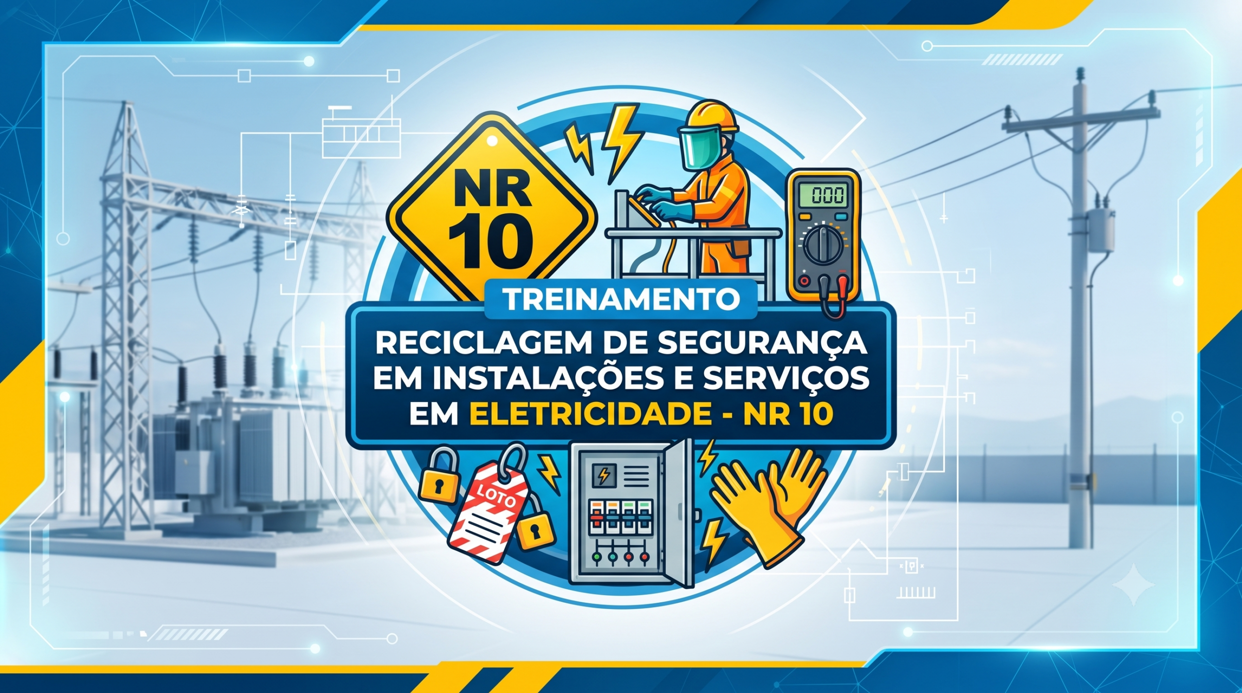 Treinamento Reciclagem de Segurança em Instalações e Serviços em Eletricidade - NR 10 - Turma 2